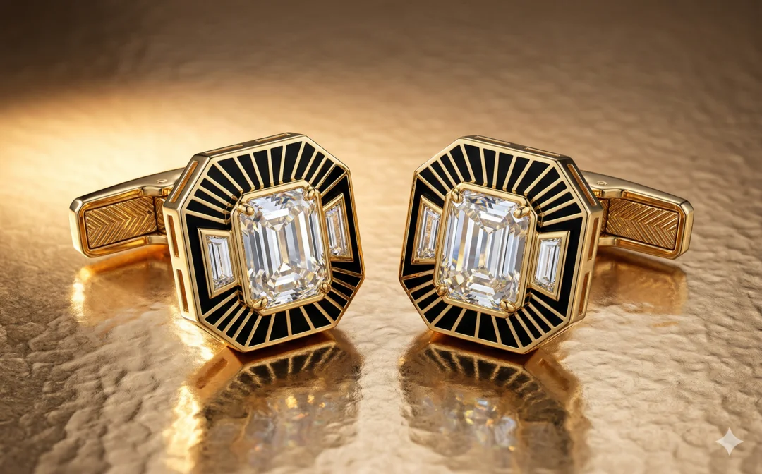 Cufflinks — Handcrafted Diamond Jewellery Collection